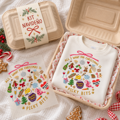 Kit navideño con sudadera y dulces